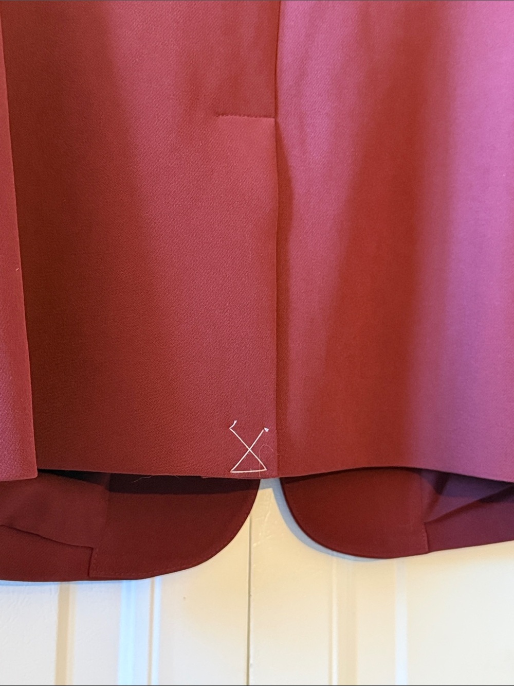 Express Women's Wine Single-Button Blazer - Picture 5 of 8